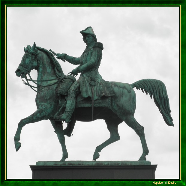 Statue équestre du roi Charles XIV Jean à Stockholm