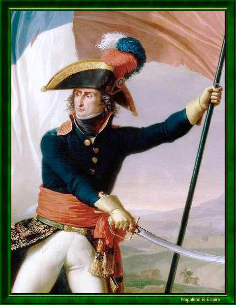 Le général Augereau au pont d'Arcole, 15 novembre 1796 (détail)
