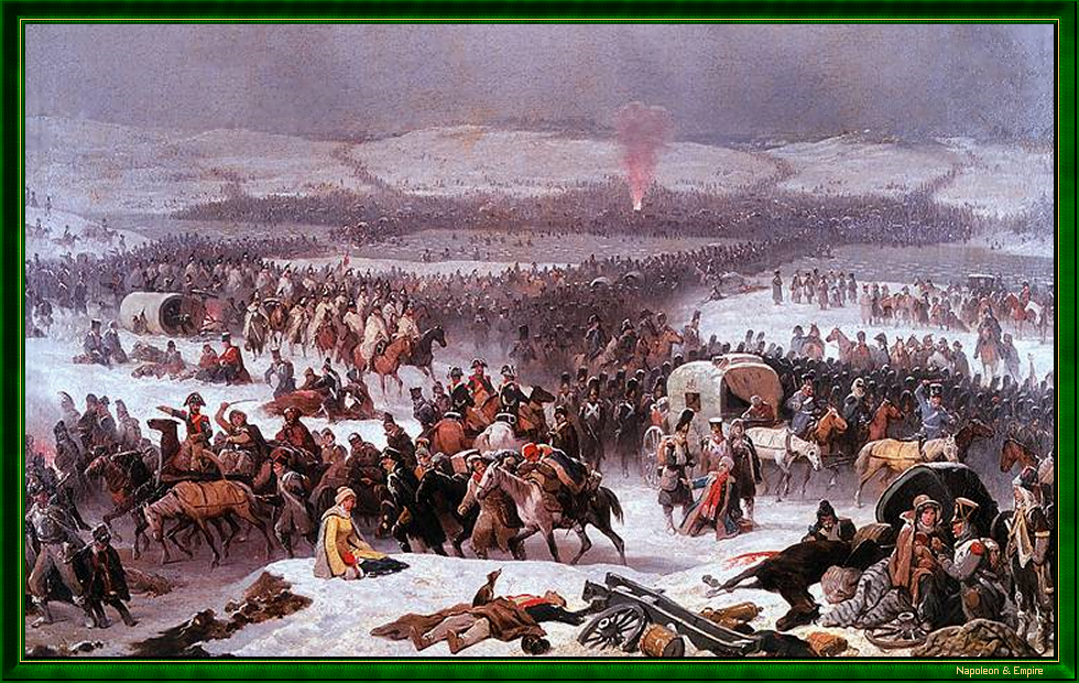 Napoleonic Battles - Picture of the battle of Berezina - 