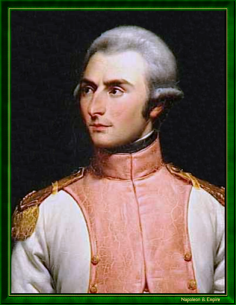 Jean-Baptiste Bernadotte en uniforme de lieutenant au 36e régiment de ligue en 1792