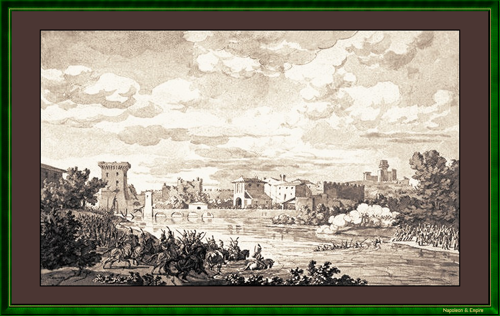 Napoleonic Battles - Picture of the battle of Borghetto - 