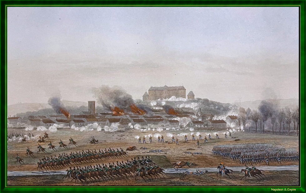 Batailles napoléoniennes - Tableau de la bataille de Brienne - 