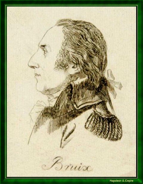 Portrait d'Eustache Bruix, vu de profil