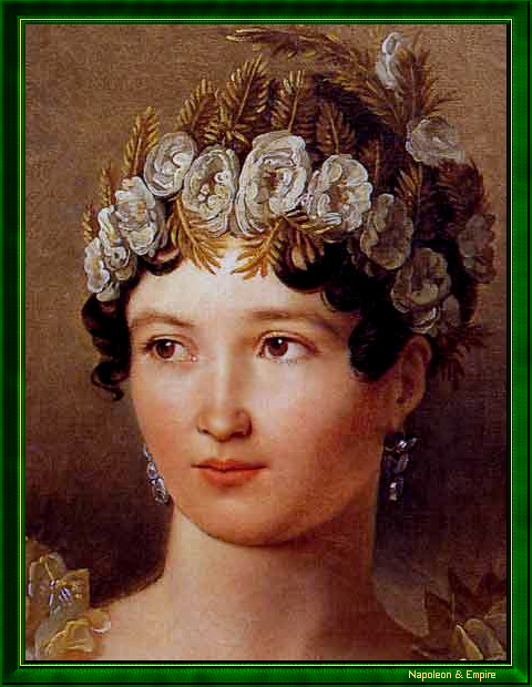 "Caroline Murat", by Jean-Baptiste Joseph Wicar (Lille 1762 - Rome 1834).