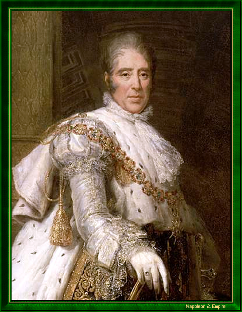 "Charles X, Roi de France" par François Pascal Simon Gérard (Rome 1770 - Paris 1837).