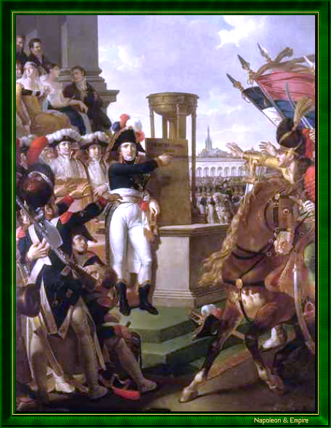 Bonaparte proclamant la République Cisalpine à Milan