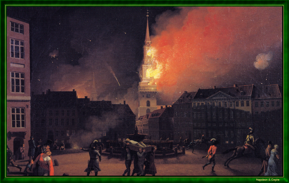 The Bombardment of Copenhagen in 1807, by CW Eckersberg