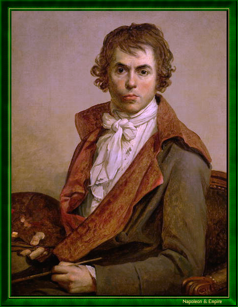 "Self-portrait" by Jacques-Louis David.