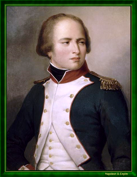 Louis-Nicolas Davout, in lieutenant-colonel uniform in the 3rd Yonne battalion in 1792