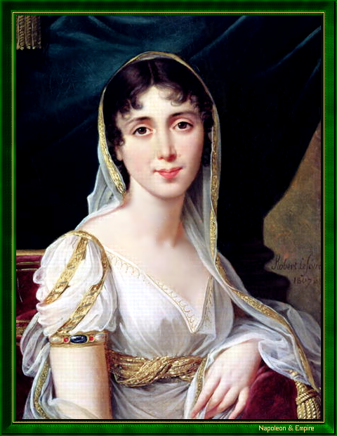 "Désirée Clary" par Robert Jacques François Faust Lefèvre (Bayeux 1755 - Paris 1830). 