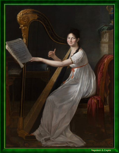 "Marie-Antoinette Adèle Duchatel", by Guillaume Guillon Lethière (Sainte-Anne, Guadeloupe 1760 - Paris 1832).