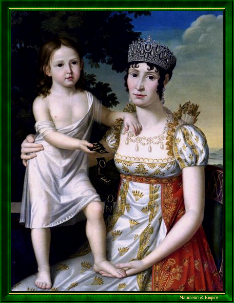Elisa Bonaparte and his daughter Elisa Napoleone
