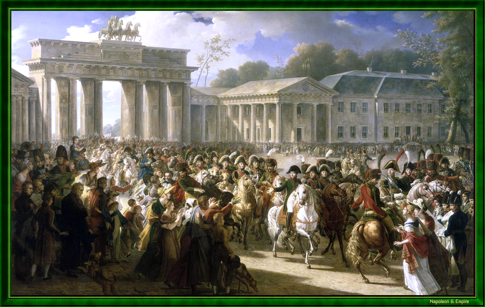 Entrée de Napoléon à Berlin, 27 octobre 1806, par Ch. Meynier