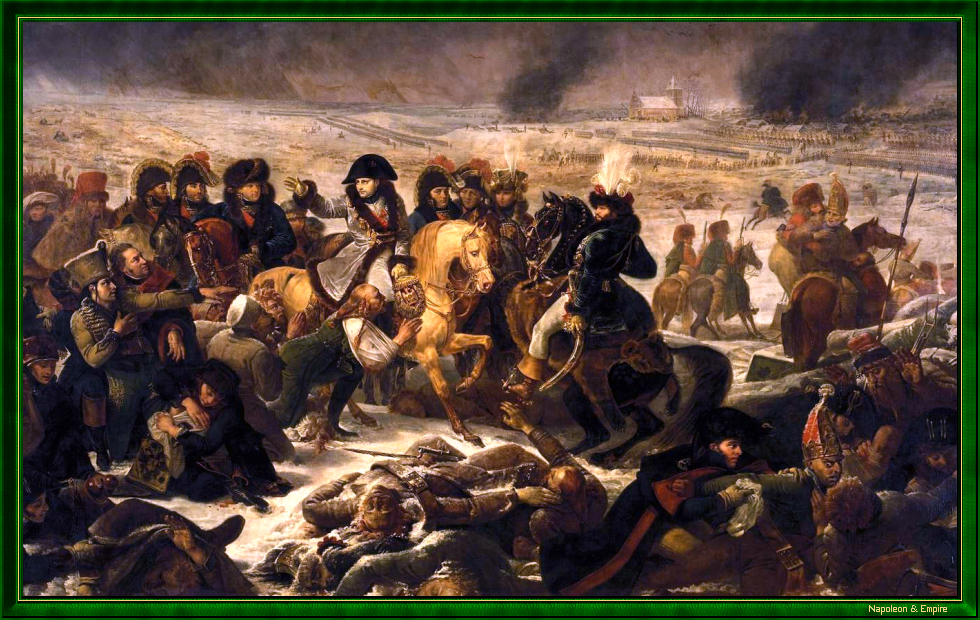 Napoleonic Battles - Picture of the battle of Eylau - 