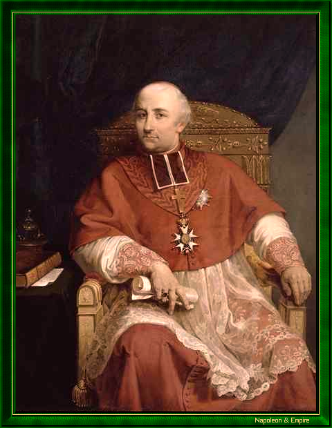 "Le cardinal Joseph Fesch" par Jules Pasqualini (Gavignano 1820 - La Porta en 1886).