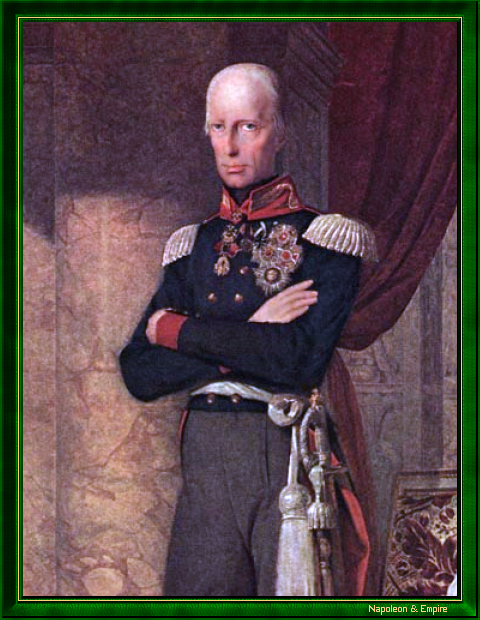 Kaiser Franz I. (detail of a full length portrait)