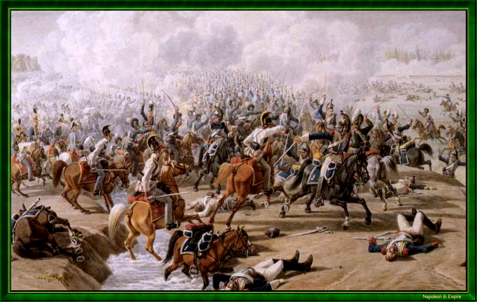 Batailles napoléoniennes - Tableau de la bataille de Hanau  - 