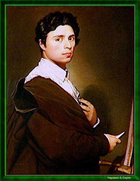 "Jean Auguste Dominique Ingres". Self-portrait.