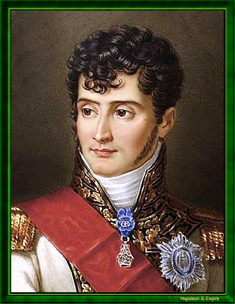 "Jérôme Bonaparte, King of Westphalia", portrait on porcelain by Sophie Liénard (? - ? 1845).
