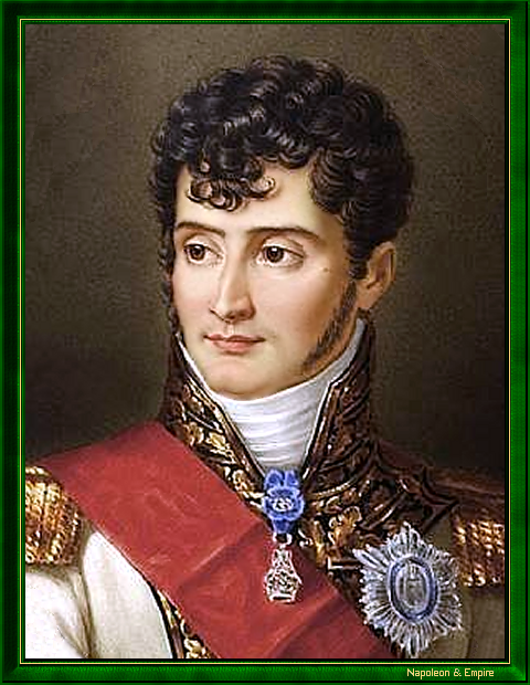 "Jérôme Bonaparte, roi de Westphalie", portrait sur porcelaine par Sophie Liénard (? - ? 1845). 