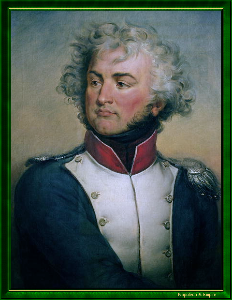 Jean-Baptiste Kléber, lieutenant-colonel au 4e bataillon du Haut-Rhin en 1792 (1753-1800), huile sur toile par Paulin-Guérin