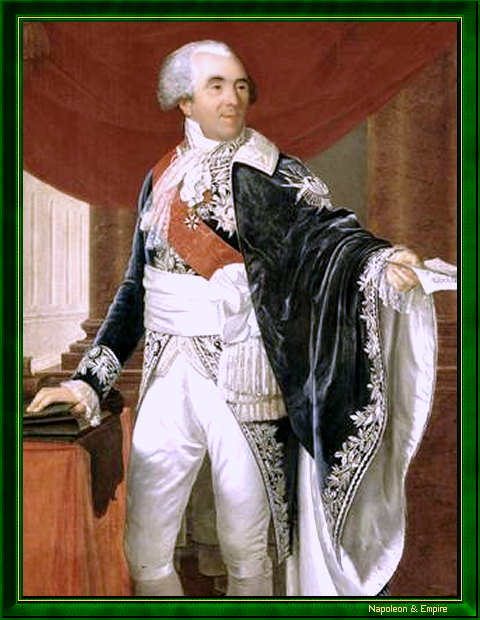 "Jean Girard Lacuée, comte de Cessac" par Henri-François Riesener (Paris 1767 - Paris 1828).
