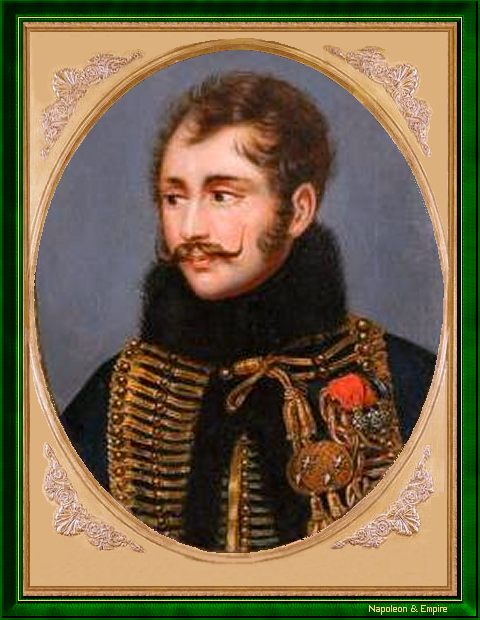 "Le comte Antoine Charles Louis de Lasalle". Ecole française du XIXe siècle.