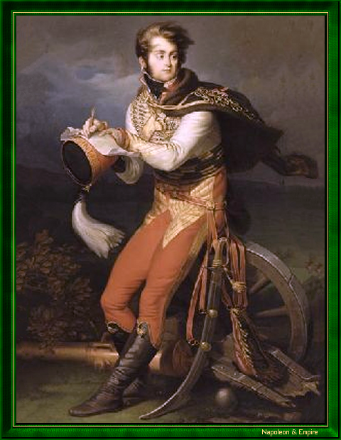 "Louis-François Lejeune". Self-portrait.