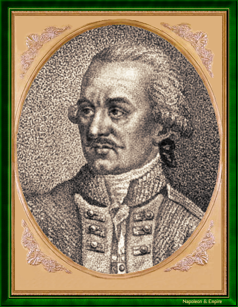 Anton Lipthay de Kisfalud et Lubelle. Gravure anonyme du XVIIIème siècle.