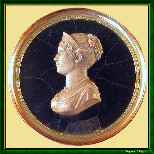 Médaillon de l'Impératrice Marie-Louise, par G.A. Santarelli