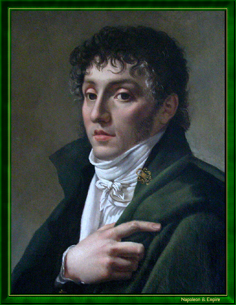"Etienne Méhul" peint par Antoine-Jean Gros (Paris 1771 - Meudon 1835). 
