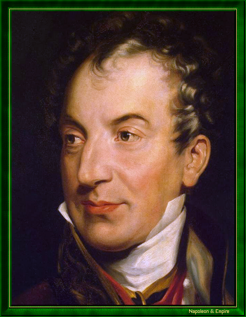 "Klemens Lothar von Metternich" par Sir Thomas Lawrence (Bristol 1769 - Londres 1830). 