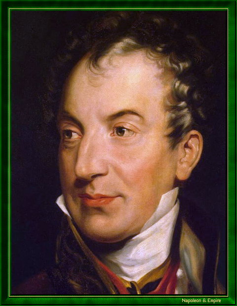 "Klemens Lothar von Metternich" par Sir Thomas Lawrence (Bristol 1769 - Londres 1830). 
