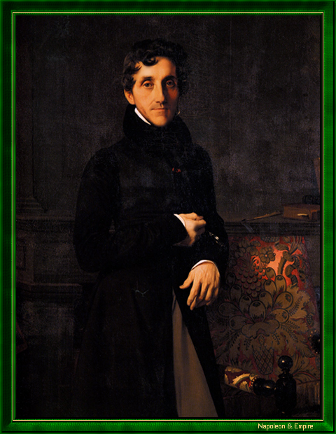 "Count Mathieu-Louis Molé" painted in 1834 by Jean Auguste Dominique Ingres (Montauban 1780 - Paris 1867).