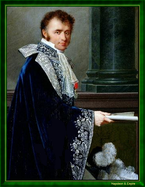 "Le comte Nicolas-François Mollien" par Robert Jacques François Faust Lefèvre (Bayeux 1755 - Paris 1830). 