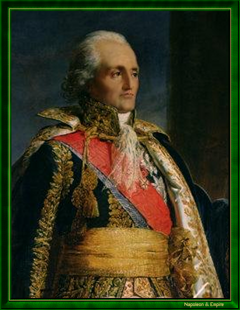 "Le maréchal Moncey, duc de Conegliano" par Jacques Luc Barbier-Walbonne (Nîmes 1769 - Passy 1860). 
