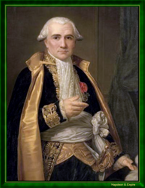 Gaspard Monge, count of Péluse, in full dress as President of the Conservative Senate