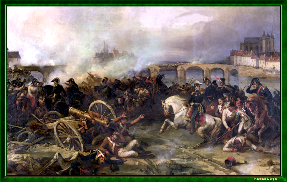 Napoleonic Battles - Picture of battle of Montereau - 