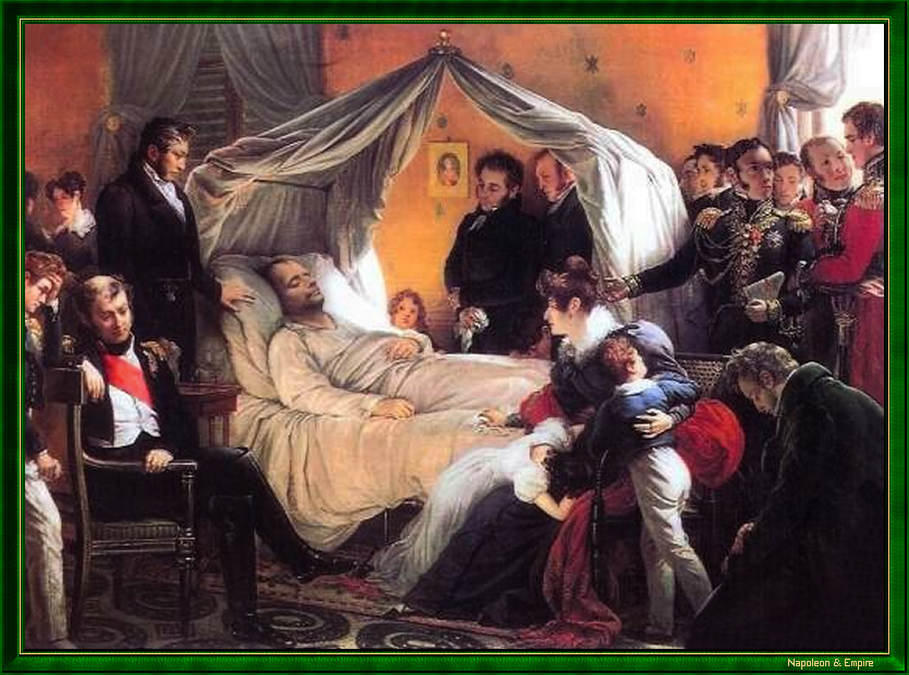 The death of Napoleon, by Ch. Steuben