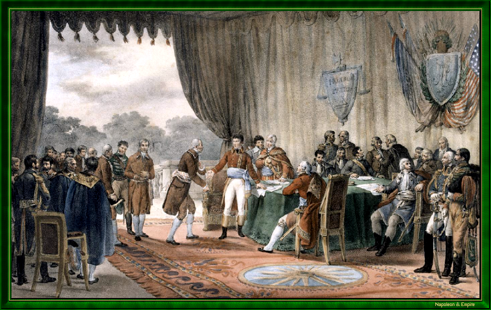 The Treaty of Mortefontaine, by V. Adam