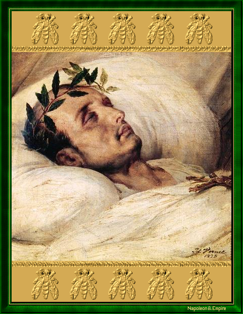 Napoleon Bonaparte on his deathbed