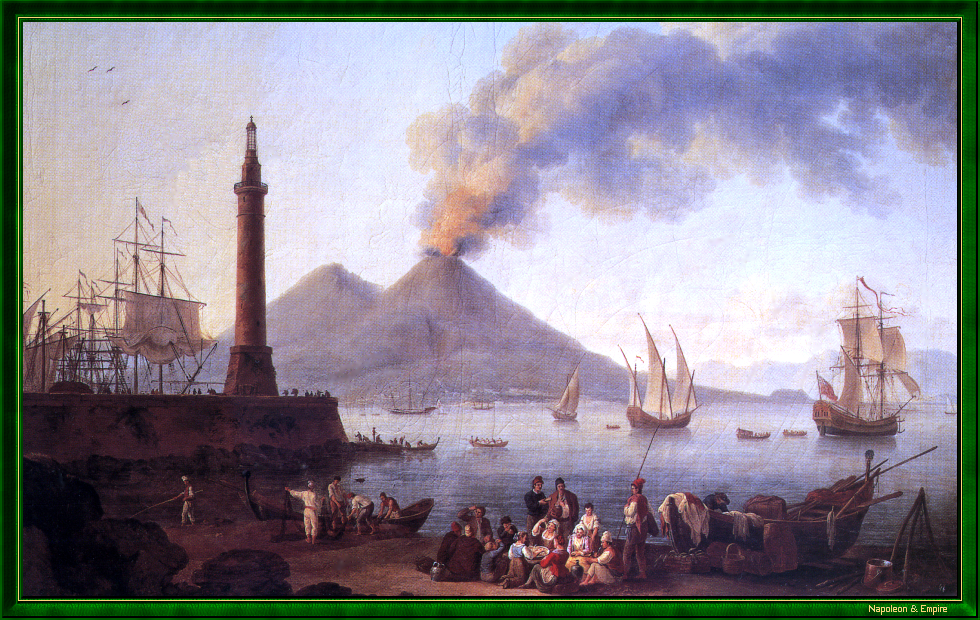 The Gulf and Port of Naples, by JP Hackert
