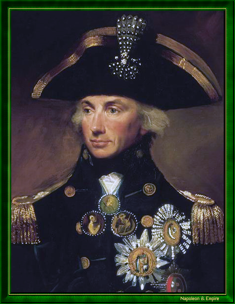 "Horatio Nelson" par Lemuel Francis Abbott (Leicestershire 1760 ou 1761 - Londres 1802).