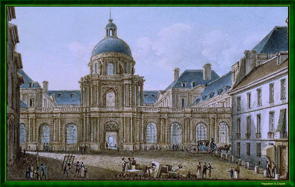 Vue du palais du Sénat Conservateur, appelé encore le Luxembourg, par V.J. Nicolle,