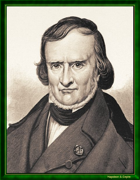 "Joseph Auguste Anthelme Récamier". Gravure du XIXe siècle.