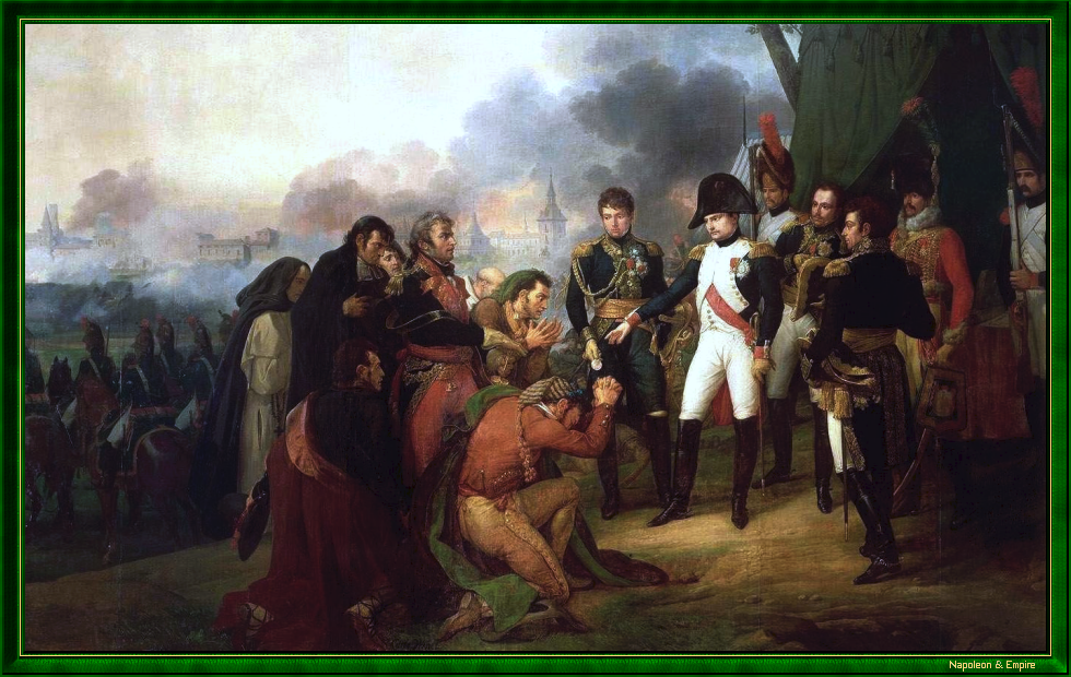 Napoléon devant Madrid, 3 décembre 1808, peint en 1810 par Carle Vernet