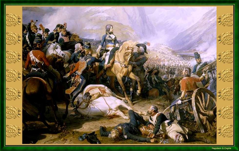 Batailles napoléoniennes - Tableau de la bataille de Rivoli - 