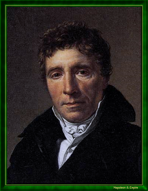 "Emmanuel-Joseph Sieyès, comte de l'Empire" peint à Bruxelles en 1817 par Jacques-Louis David (Paris 1748 - Bruxelles 1825). 