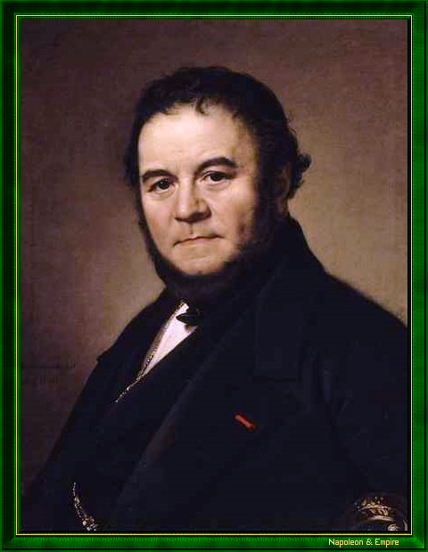 "Henri Beyle, a.k.a. Stendhal", by Johan Olaf Södermark (Landskrona 1790 - Stockholm 1848).
