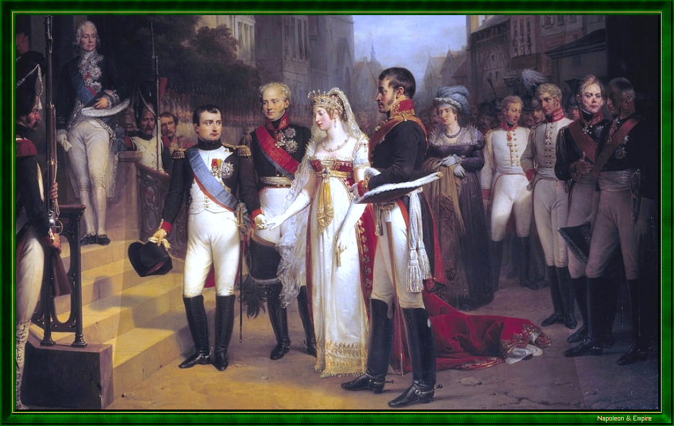 Napoleon receives the Queen of Prussia